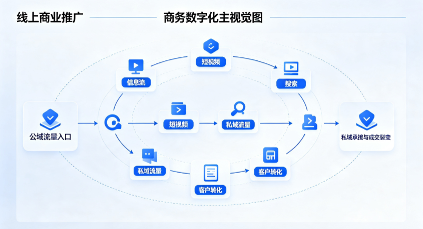 米林县线上商业推广怎么做？全域流量闭环搭建与低成本转化实战指南